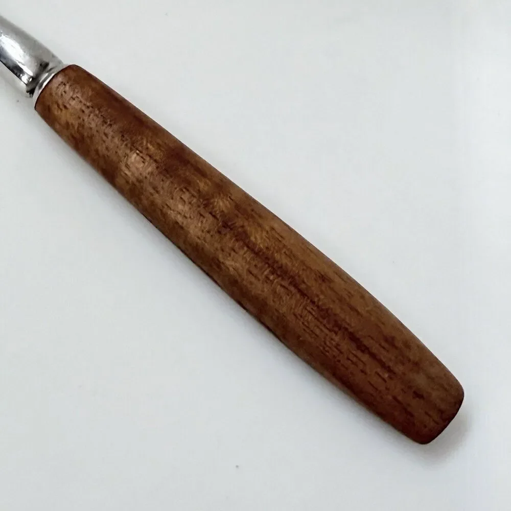 Vintage Spar Norway 18/8 Stainless Scandinavian Cheese Slicer Wood Handle 8.5”